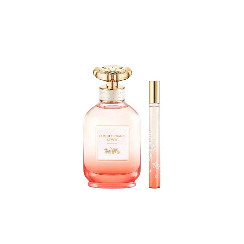 Coach Dreams Sunset Eau de Parfum Women's Gift Set – EDP 60ml + 7.5ml Travel Size.